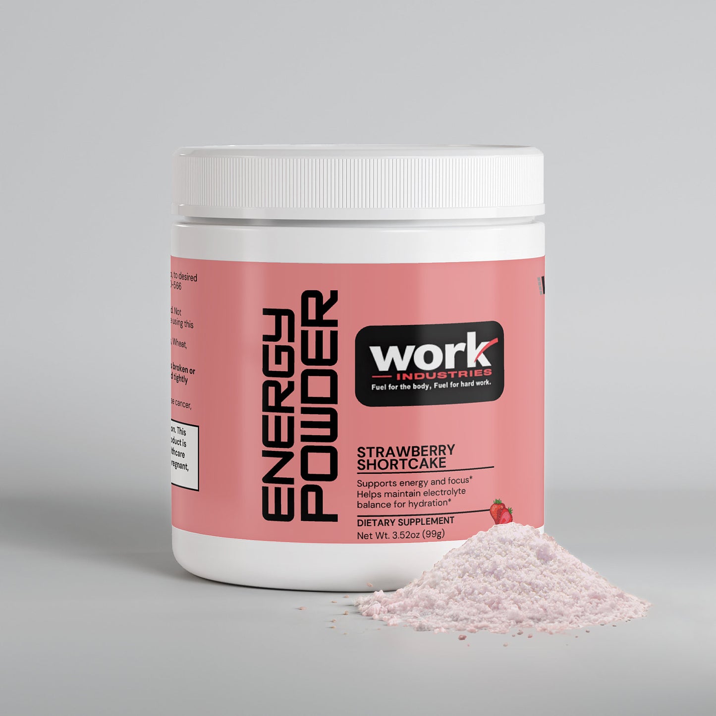 Energy Powder (Strawberry Shortcake)