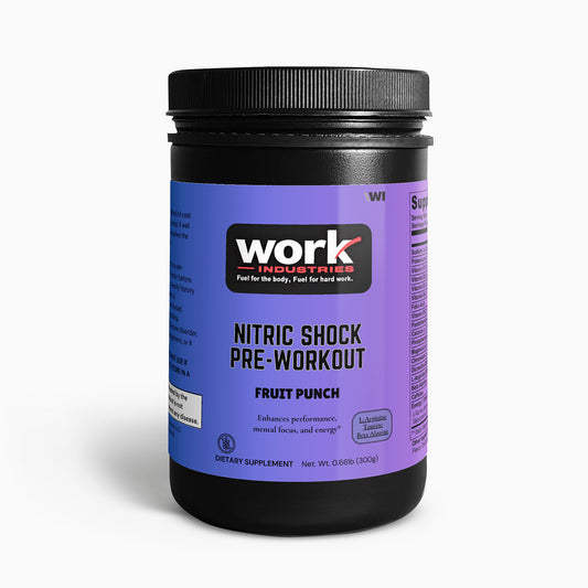 Nitric Shock Pre-Workout Powder (Fruit Punch)